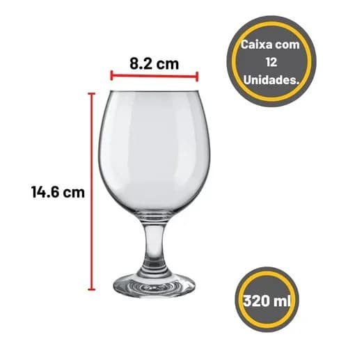 Copa De Agua Nadir Gallant 320 Ml Vidrio Pack X12 — imagen 5 de 7