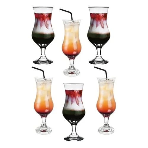 Copa Daiquiri Nadir Windsor Hurricane 380 Ml Vidrio Set X6 — imagen 2 de 8