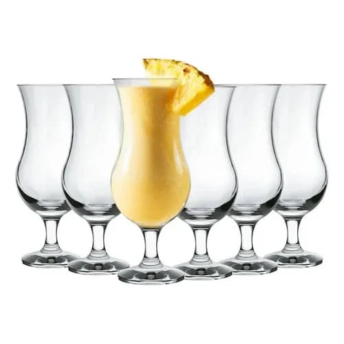 Copa Daiquiri Nadir Windsor Hurricane 380 Ml Vidrio Set X6 — imagen 8 de 8