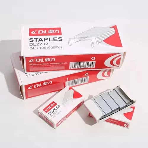 Grapas 24/6 De Acero Pack 10 Cajas X1000