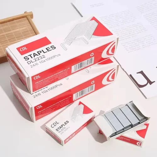 Grapas 24/6 De Acero Pack 10 Cajas X1000 — imagen 3 de 4