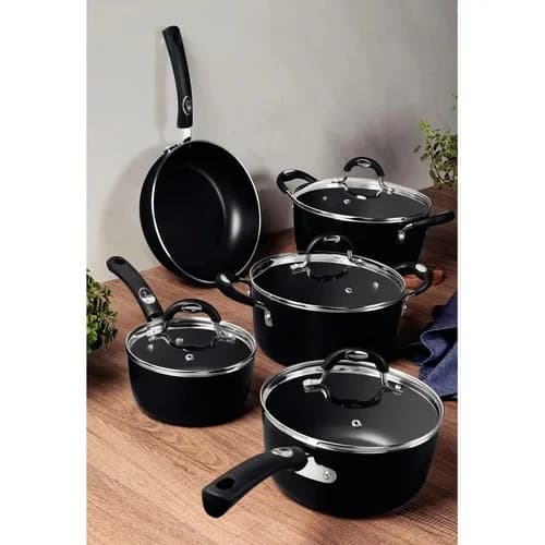 Juego De Utensilios De Cocina Tramontina Mônaco 5 Piezas Negro — imagen 3 de 3