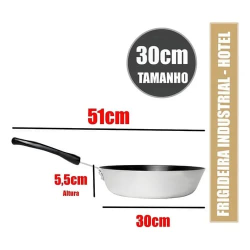 Freidora Industrial Fortaleza Professional Line 30 Cm Aluminio — imagen 3 de 11