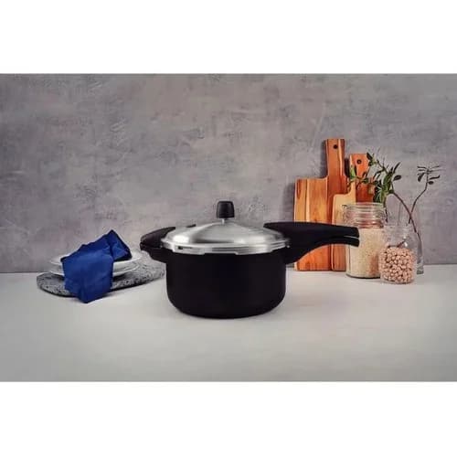Olla A Presión Tramontina Vancouver 24 Cm 6 L Negra — imagen 3 de 9