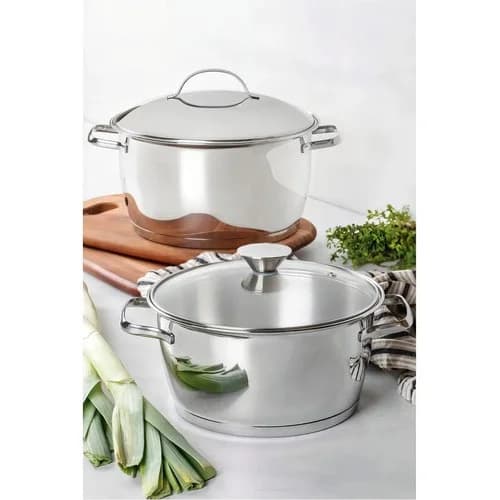 Cacerola Profunda Tramontina Allegra Inoxidable 24 Cm 5,7 L — imagen 3 de 3