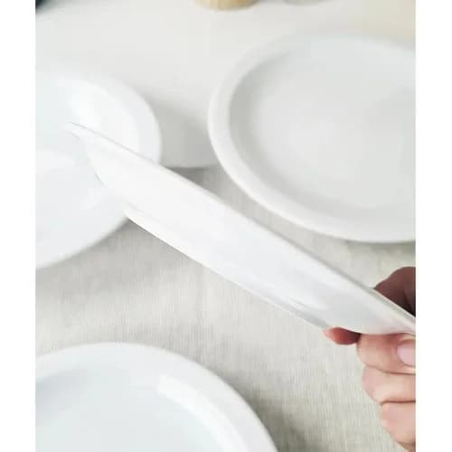 Plato Postre Tramontina Laura Porcelana 21 Cm X6 Unidades Blanco — imagen 7 de 9