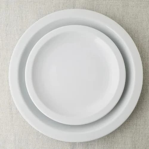 Plato Postre Tramontina Laura Porcelana 21 Cm X6 Unidades Blanco — imagen 8 de 9