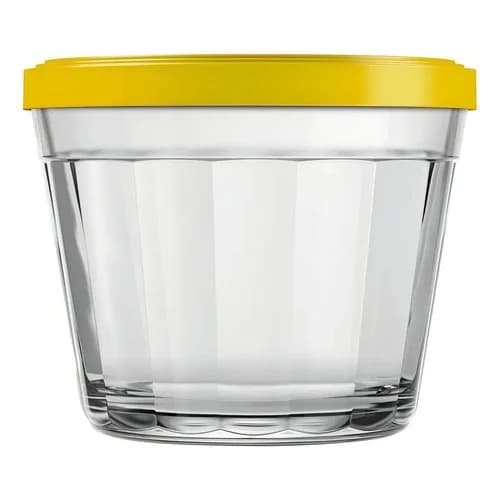 Pack X12 Bowls Americanos Nadir De Vidrio Con Tapa 350 Ml — imagen 2 de 4