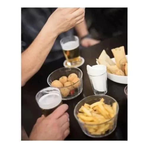 Pack X12 Bowls Americanos Nadir De Vidrio Con Tapa 350 Ml — imagen 4 de 4