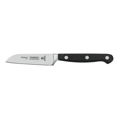 Cuchillo Para Verduras Tramontina Century Acero Inoxidable Negro — imagen 1 de 2