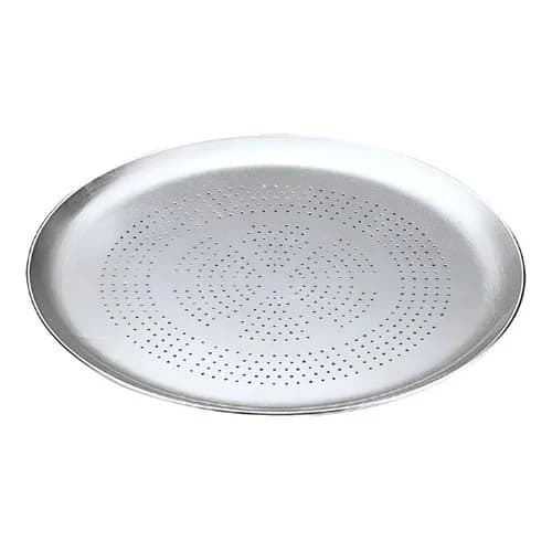 Molde Para Pizza Y Pan De Queso Fortaleza Aluminio 35 Cm Perforado — imagen 1 de 1