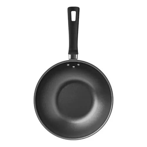 Wok Tramontina Loreto Aluminio 24 Cm Negro — imagen 3 de 4