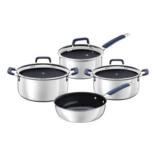 Juego Utensilios Cocina Tramontina Romagna Ceramic 4 Piezas Azul — imagen 2 de 9