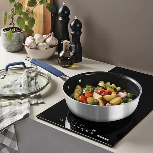 Juego Utensilios Cocina Tramontina Romagna Ceramic 4 Piezas Azul — imagen 7 de 9