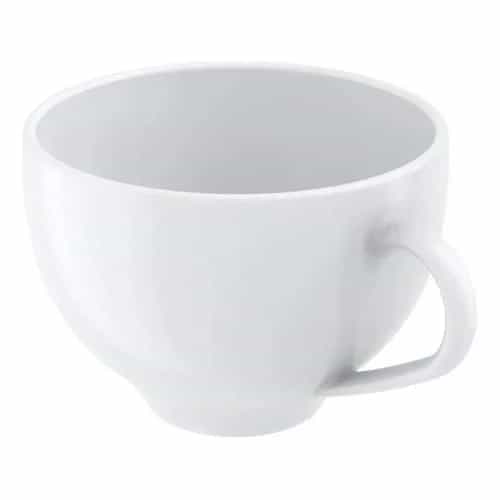 Taza De Té Tramontina Porcelana Blanca 250 Ml