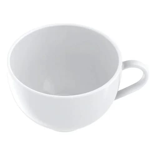 Taza De Té Tramontina Porcelana Blanca 250 Ml — imagen 2 de 4