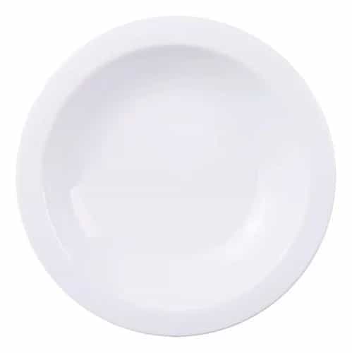 Plato Hondo Tramontina Laura Porcelana 22 Cm Blanco