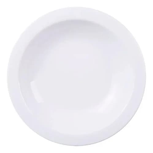 Plato Hondo Tramontina Laura Porcelana 22 Cm Blanco — imagen 1 de 2