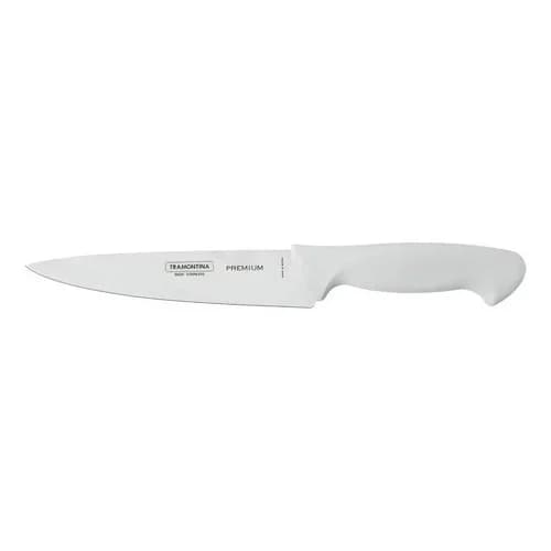 Cuchillo De Cocina Tramontina Premium Acero Inoxidable 15 Cm Blanco — imagen 1 de 4