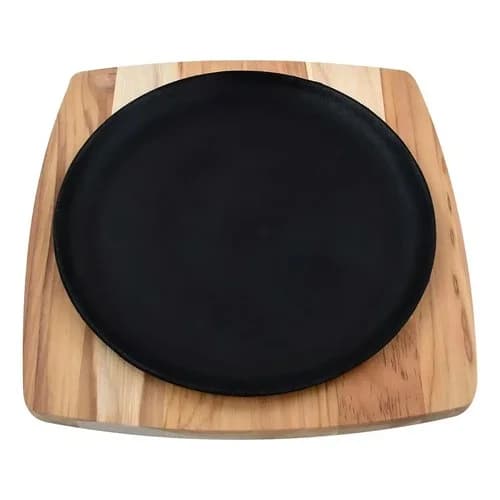 Plancha redonda de hierro fundido Tramontina Mix Grill base de 28 × 28 cm — imagen 2 de 4