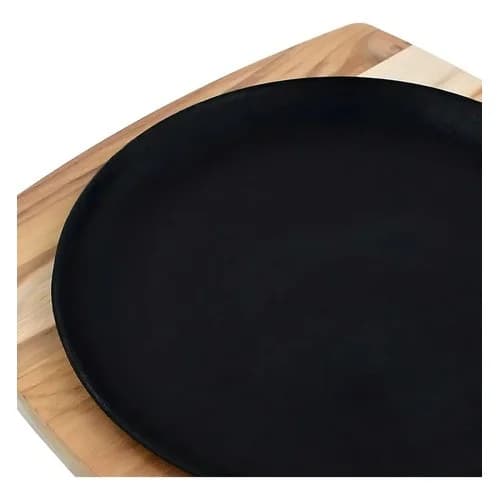 Plancha redonda de hierro fundido Tramontina Mix Grill base de 28 × 28 cm — imagen 4 de 4