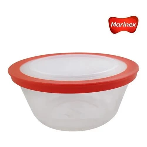 Recipiente Marinex Facilita Vidrio Redondo Con Tapa 600 Ml — imagen 2 de 3