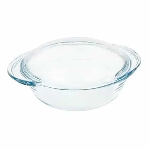 Cacerola Fuente Horno Marinex Vidrio Redonda 20 Cm 1 L