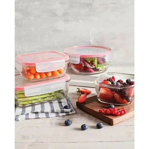 Hervidor De Vidrio Marinex 850 Ml Tapa Hermética Rosa — imagen 2 de 4