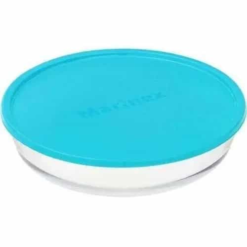 Bandeja Redonda Para Hornear Marinex Con Tapa 2,4 L