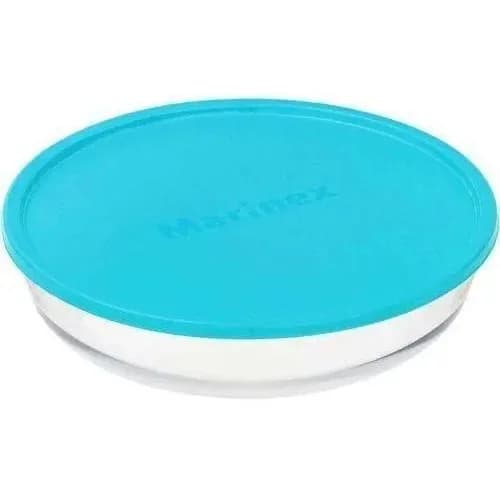 Bandeja Redonda Para Hornear Marinex Con Tapa 2,4 L — imagen 1 de 2