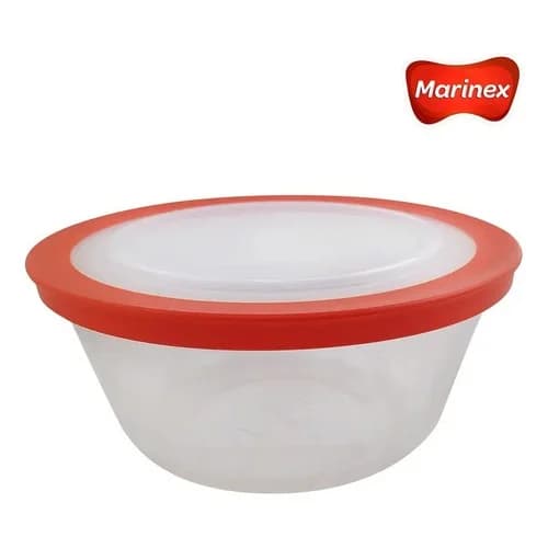 Contenedor De Alimentos Marinex Facilità Vidrio 1 L Rojo — imagen 5 de 6