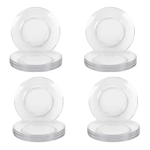 Plato Playo Duralex Astral Vidrio 22,6 Cm X24 Unidades — imagen 2 de 4