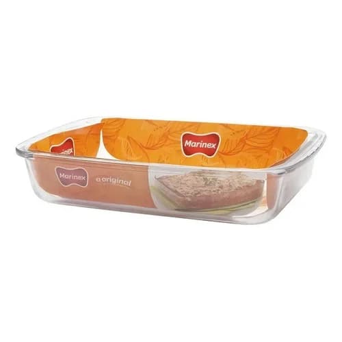 Bandeja Rectangular Para Lasaña Marinex Vidrio 3,7 L — imagen 3 de 8