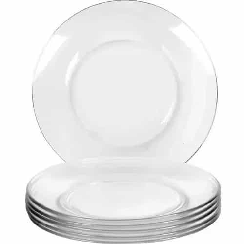 Plato De Postre Duralex Astral Vidrio 19 Cm X24 Unidades