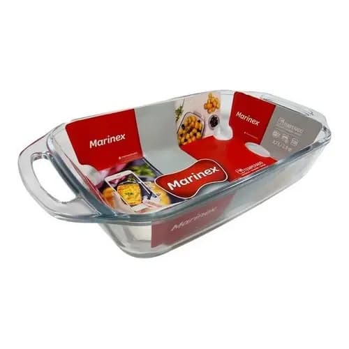 Fuente Asadera Rectangular Marinex Seletta Vidrio Templado 2,7 L — imagen 2 de 3