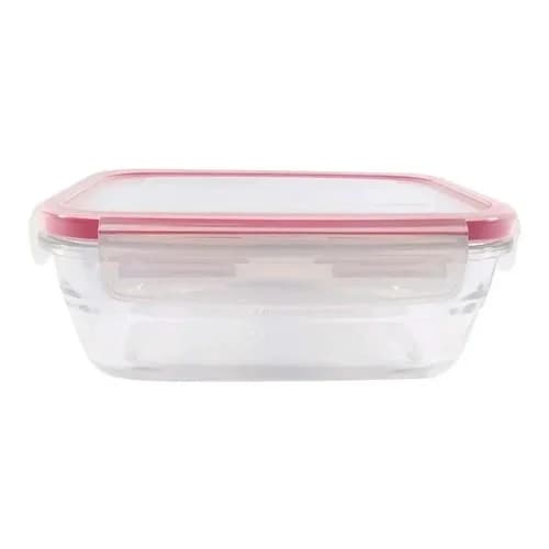 Recipiente Marinex Vidrio Templado Rectangular Tapa Hermética 400 Ml — imagen 3 de 3