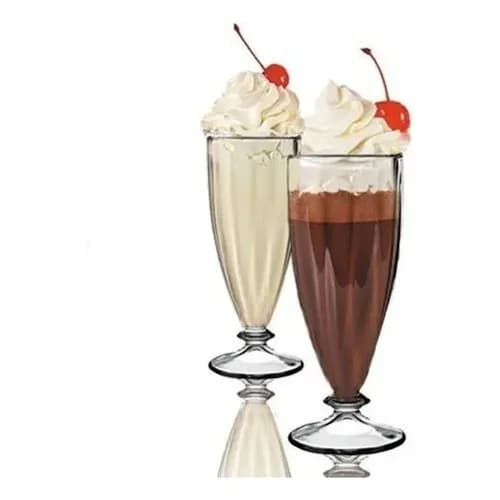 Set X12 Copas Nadir Milk Shake Tropical Vidrio 360 Ml — imagen 3 de 5