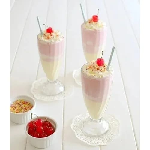 Set X12 Copas Nadir Milk Shake Tropical Vidrio 360 Ml — imagen 5 de 5