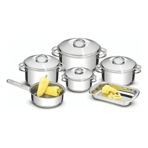Batería De Cocina Tramontina Solar Acero Inoxidable 6 Piezas — imagen 2 de 4