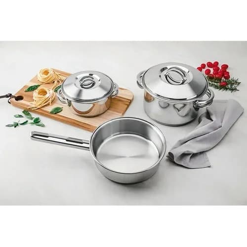 Batería De Cocina Tramontina Solar Acero Inoxidable 6 Piezas — imagen 4 de 4