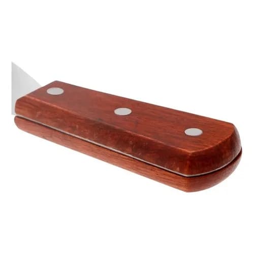 Espátula Para Hamburguesa Acero Inoxidable Mango De Madera — imagen 2 de 5