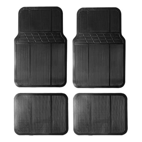 Juego De Alfombras Para Auto Universal 4 Piezas Negro — imagen 4 de 4