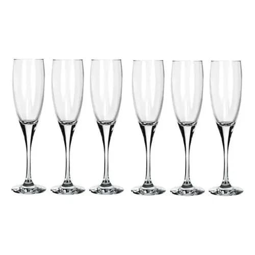 Copas Flauta De Champagne Nadir Barone Vidrio 190 Ml X12 Unidades — imagen 2 de 12