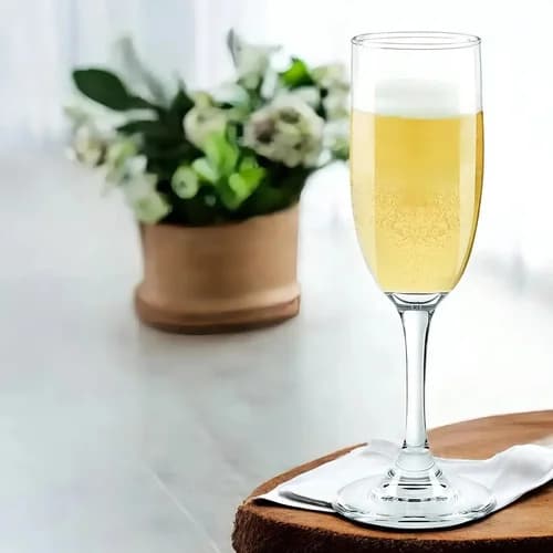 Copas Flauta De Champagne Nadir Barone Vidrio 190 Ml X12 Unidades — imagen 8 de 12