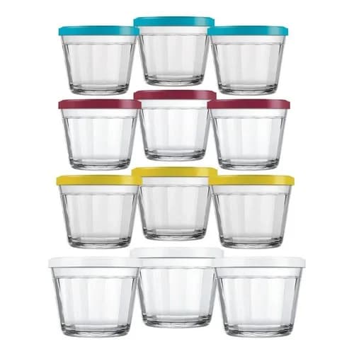 Cuencos Nadir Americano Con Tapa Vidrio 150 Ml X12 Unidades — imagen 5 de 6