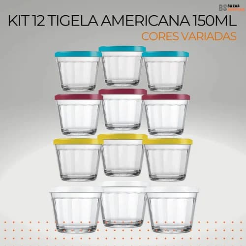 Cuencos Nadir Americano Con Tapa Vidrio 150 Ml X12 Unidades — imagen 6 de 6
