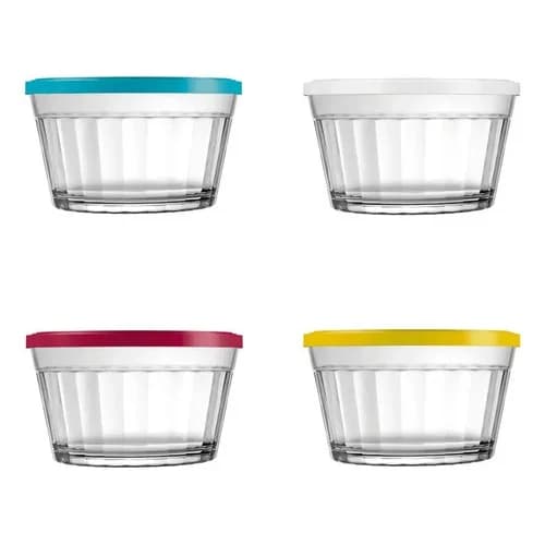 Cuencos Nadir Con Tapa Vidrio 600 Ml X12 Unidades — imagen 3 de 6