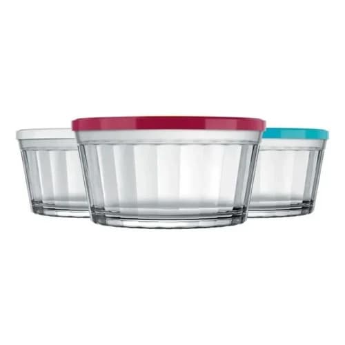 Cuencos Nadir Con Tapa Vidrio 600 Ml X12 Unidades — imagen 4 de 6