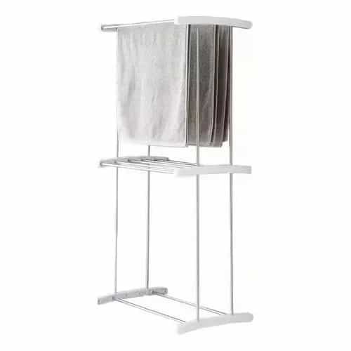 Toallero Organizador Con Tender Para Baño Blanco