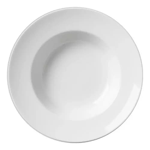 Plato Hondo De Cerámica Blanco 21,8 Cm — imagen 1 de 2